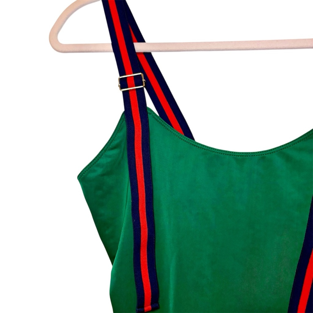 Icon swim women’s XL Green Swimsuit‎ with striped adjustable straps - Picture 2 of 6